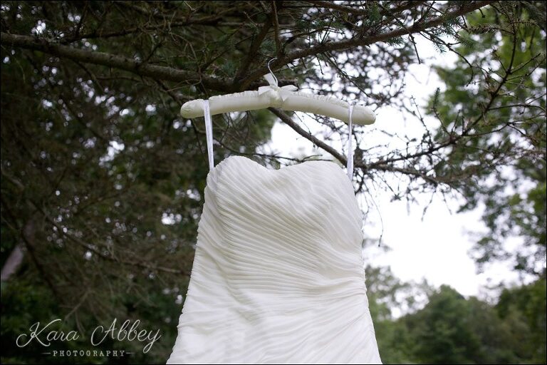 wedding day photography vestal ny  bride dress white hang