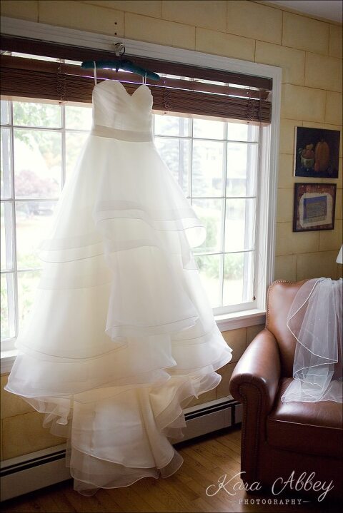 rainy day wedding photographer Binghamton, NY bridal getting ready details Casablanca gown