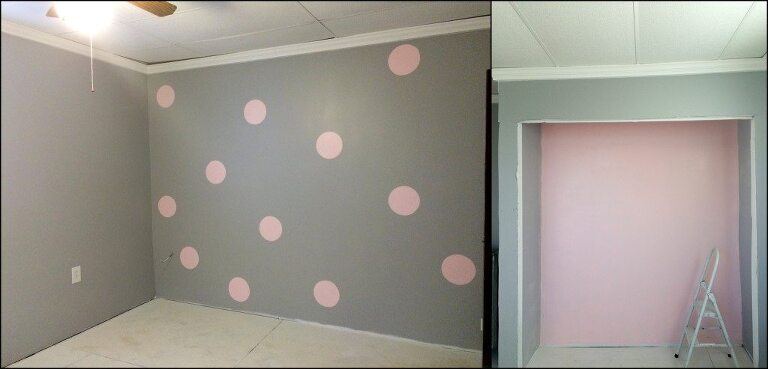 Our House Before and Afters Moving from Sayre, PA to Irwin, PA Pink Polka Dotted Nursery