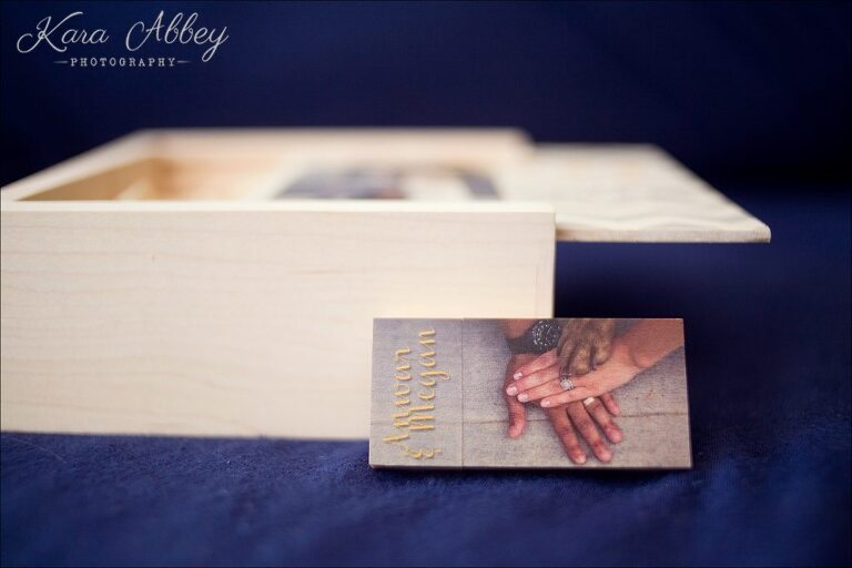 Digital Negatives Wedding Photography Custom Wooden Box and USB Irwin, PA South-Western Pennsylvania