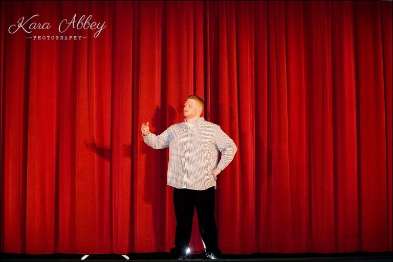 Theater Senior Photography Red Curtain Sayre, PA Irwin, PA