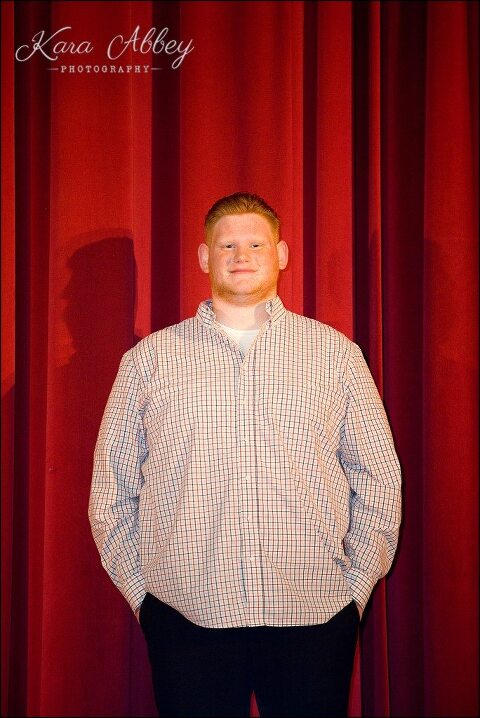 Theater Senior Photography Red Curtain Sayre, PA Irwin, PA