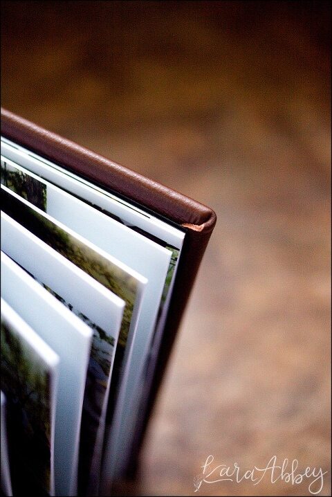 Kara Abbey Photography Luxury Heirloom Leather Wedding Album Thick Hard Pages Irwin, PA Pittsburgh, PA