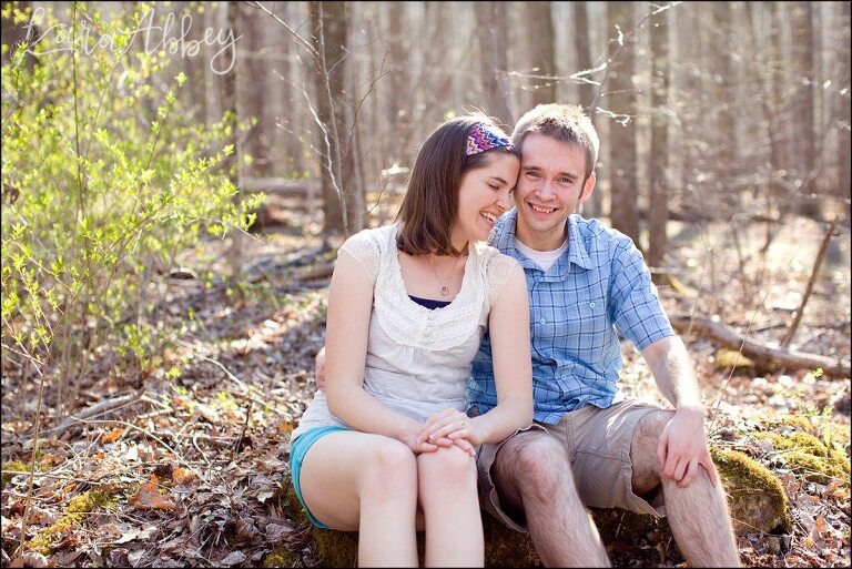 Ohiopyle, PA Happy Spring Engagement Session