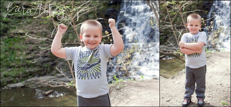 Spring Family Photography Brother & Sister Portraits at Waverly Glen, NY by Kara Abby Photography in Irwin, PA