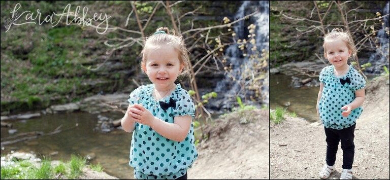 Spring Family Photography Brother & Sister Portraits at Waverly Glen, NY by Kara Abby Photography in Irwin, PA