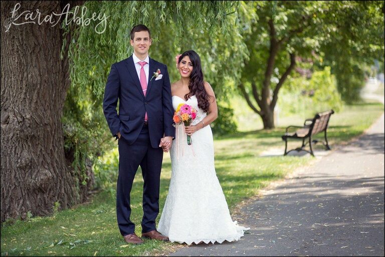 Rustic Eclectic Columbian Summer Wedding Portraits along the Merrill Parkway in Towanda, PA by Kara Abbey Photography in Irwin, PA