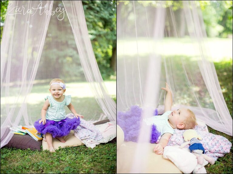 Braelynn's whimsical summer 18 month portraits by Kara Abbey Photography in Irwin, PA