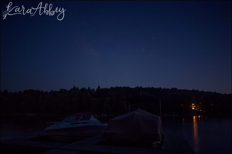 Night Photography of the Stars at Deep Creek Lake, MD by Kara Abbey Photography in Irwin, PA