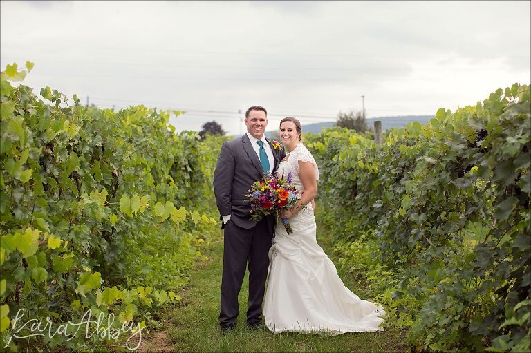 Summer Outdoor Grovedale Winery Vineyards Wyalusing, PA Wedding Portraits by Kara Abbey Photography in Irwin, PA