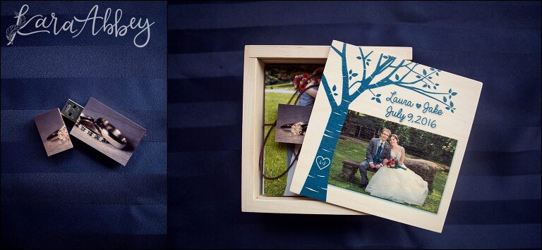 Wedding Photography Products Custom USB & Wooden Box - by Kara Abbey Photography in Irwin, PA