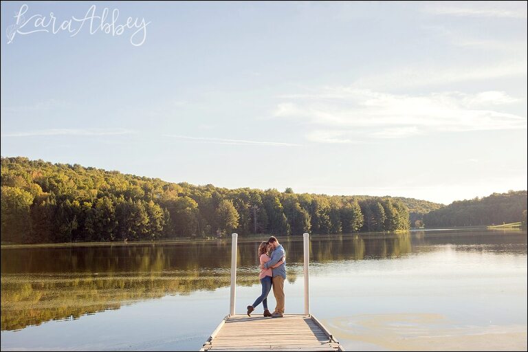 Irwin, PA Engagement Photographer - Bright Summer Evening Love Session by Kara Abbey Photography