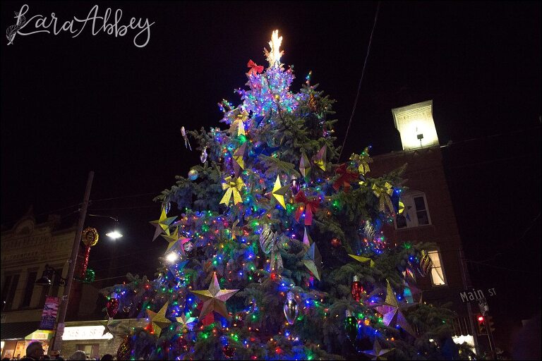 Light Up Night in Downtown Irwin, PA 2016 - Lighting the Christmas Tree