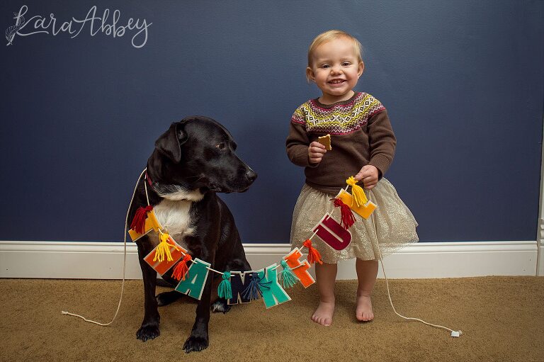 Happy Thanksgiving! Thankful Dog and her Best Friend by Kara Abbey Photography in Irwin, PA