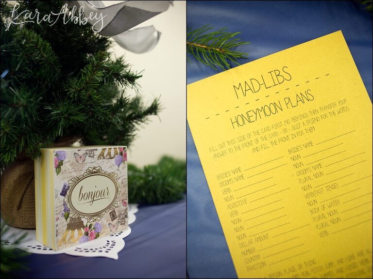 Winter in Paris Themed Bridal Shower - Wedding Themed Mad Libs - in Irwin, PA