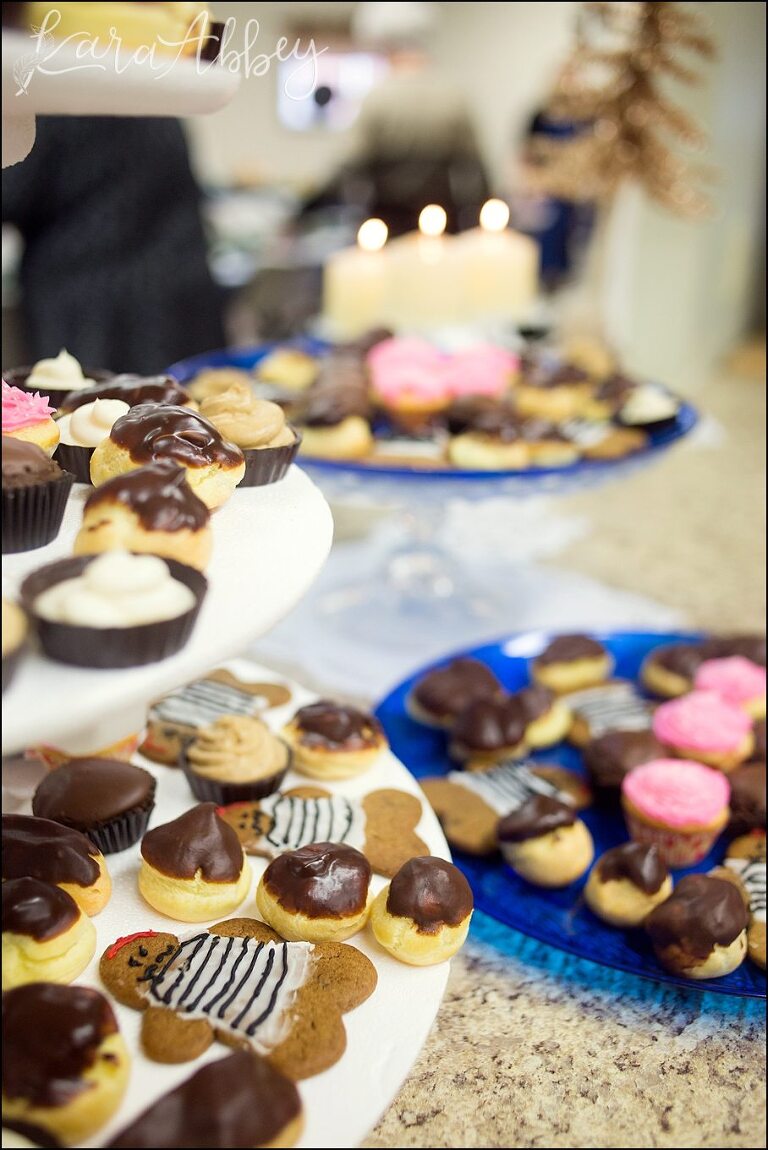 Winter in Paris Themed Bridal Shower - Eclairs and Creme Puffs - in Irwin, PA