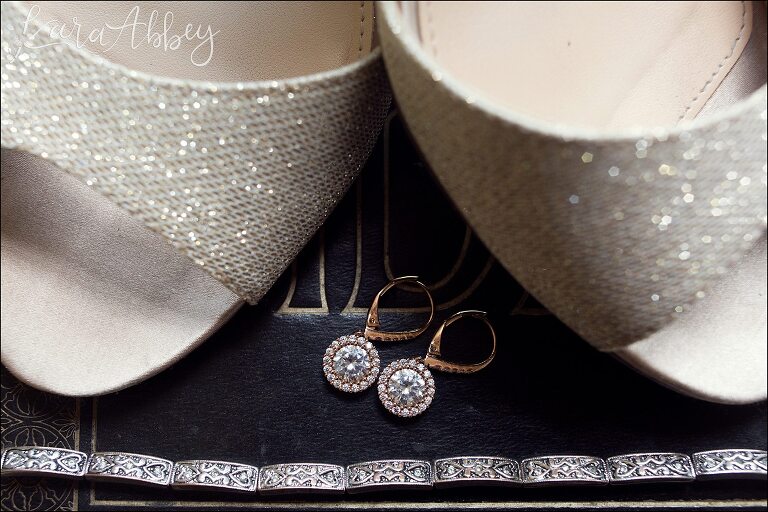 Diamond Earrings and Bracelet by Irwin, PA Wedding Photographer