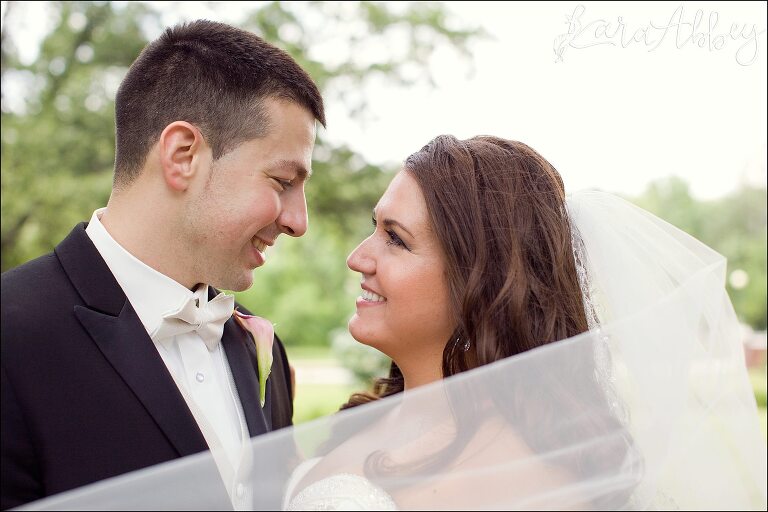 Bride & Groom Portrait at Penn State in Greensburg, PA Wedding Photographer