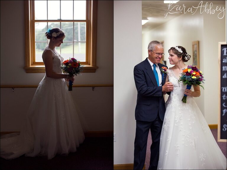 Father Daughter Moment by Connellsville, PA Wedding Photographer