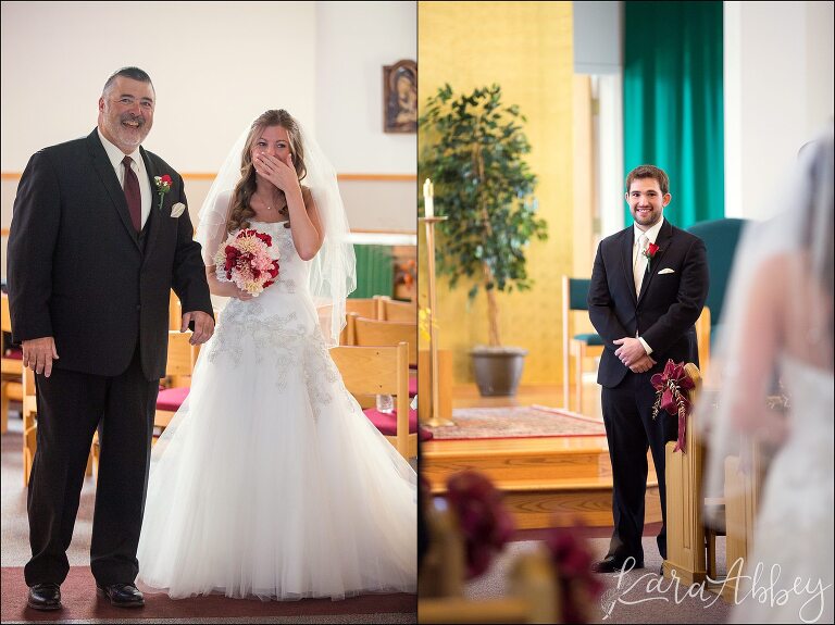 Altoona, PA Church Ceremony by Irwin, PA Wedding Photographer