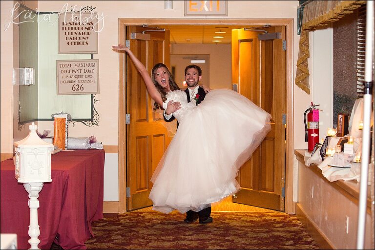 Epic Bride & Groom Reception Introduction at Lakemont Park Casino in Altoona, PA