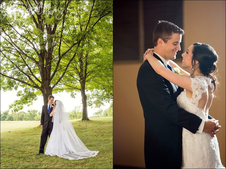 Bride & Groom Portraits at Oak Hollow Park by Irwin, PA Wedding Photographer