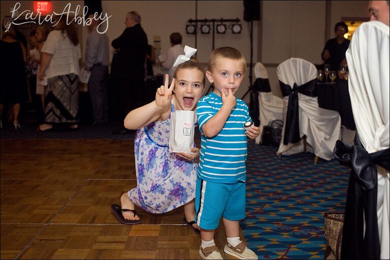 Kids at Reception by Irwin, PA Wedding Photographer