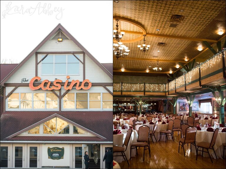 Casino at Lakemont Park in Altoona, PA Wedding Reception