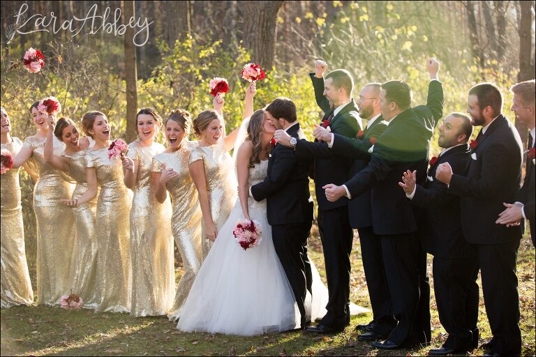 Golden Fall Afternoon Wedding Portraits in Altoona, PA