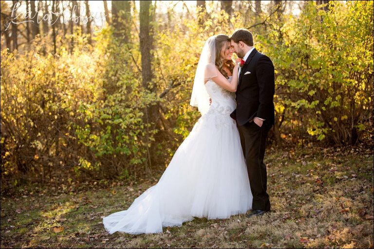 Golden Fall Afternoon Wedding Portraits in Altoona, PA