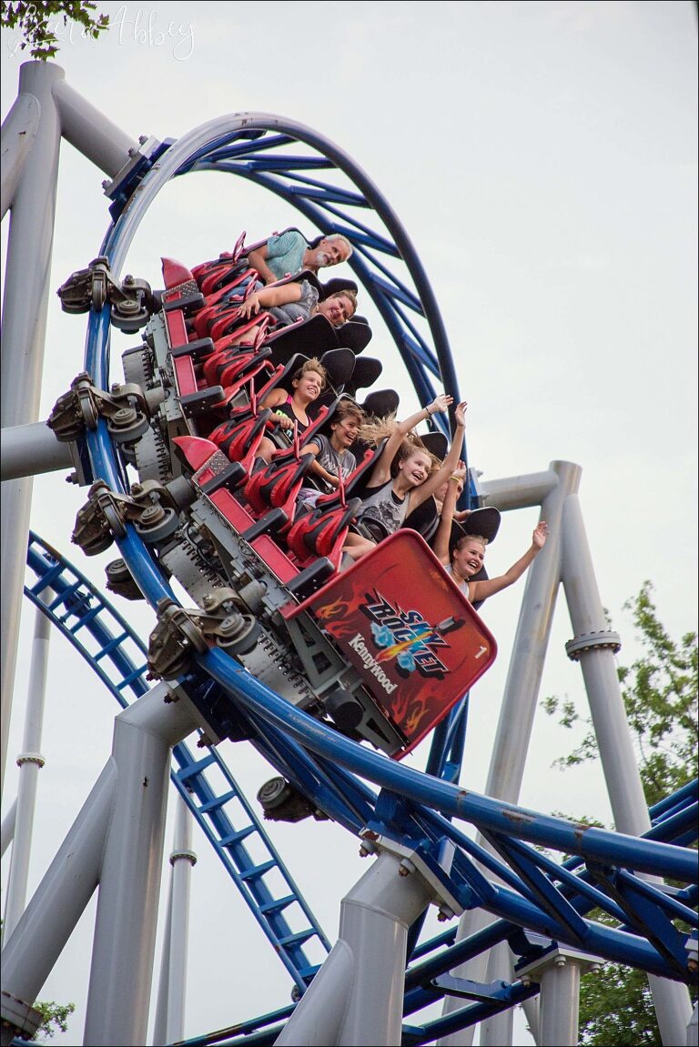 Skyrocket Roller Coaster at Kennywood Park in Pittsburgh, PA