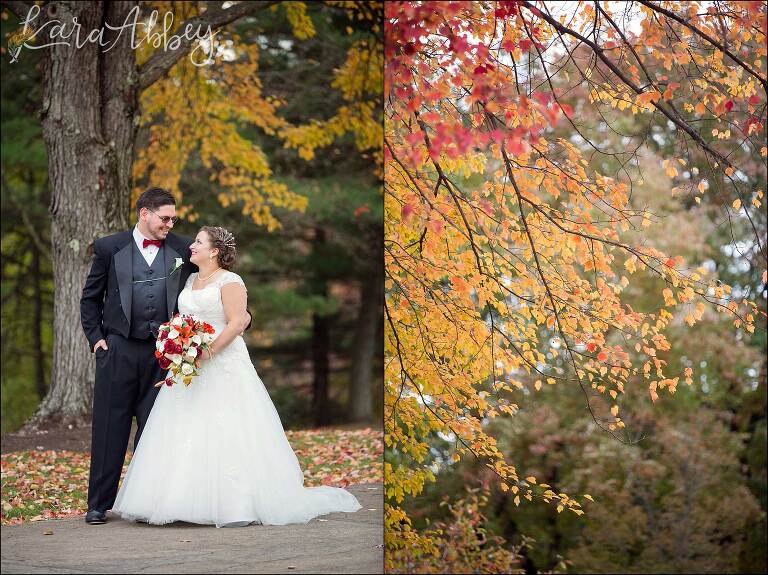 Outdoor Fall Red Real Wedding Inspiration