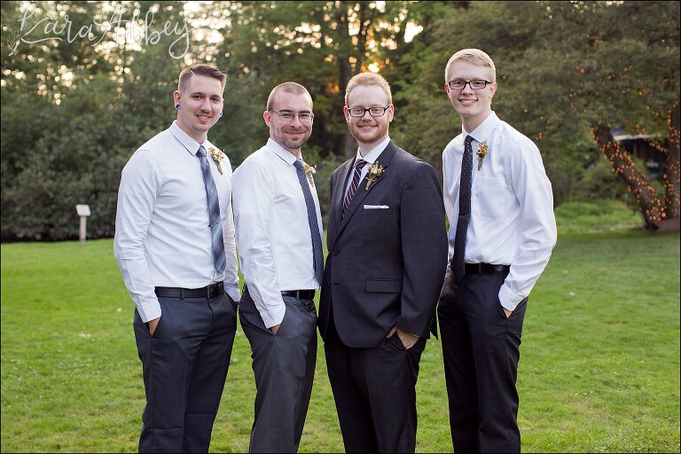 Groomsmen Portraits at Green Gables in Jennerstown, PA
