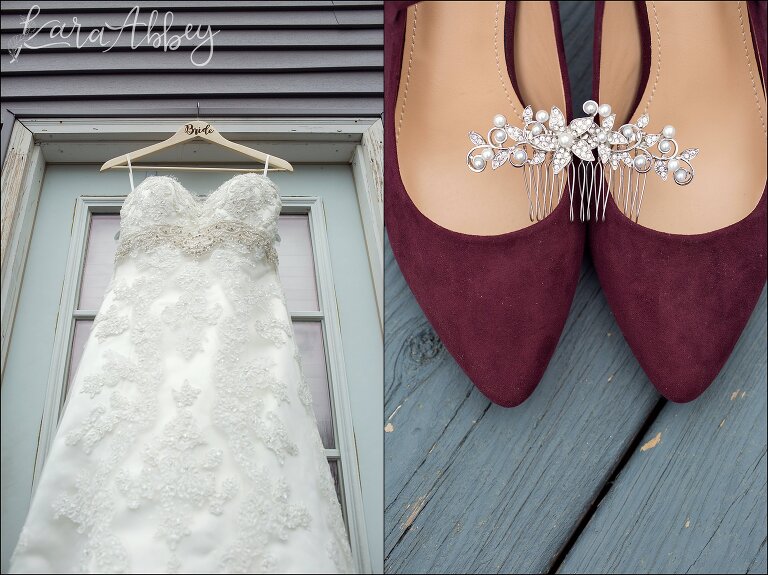 Burgundy & Navy Spring Wedding Inspiration - Bridal Details