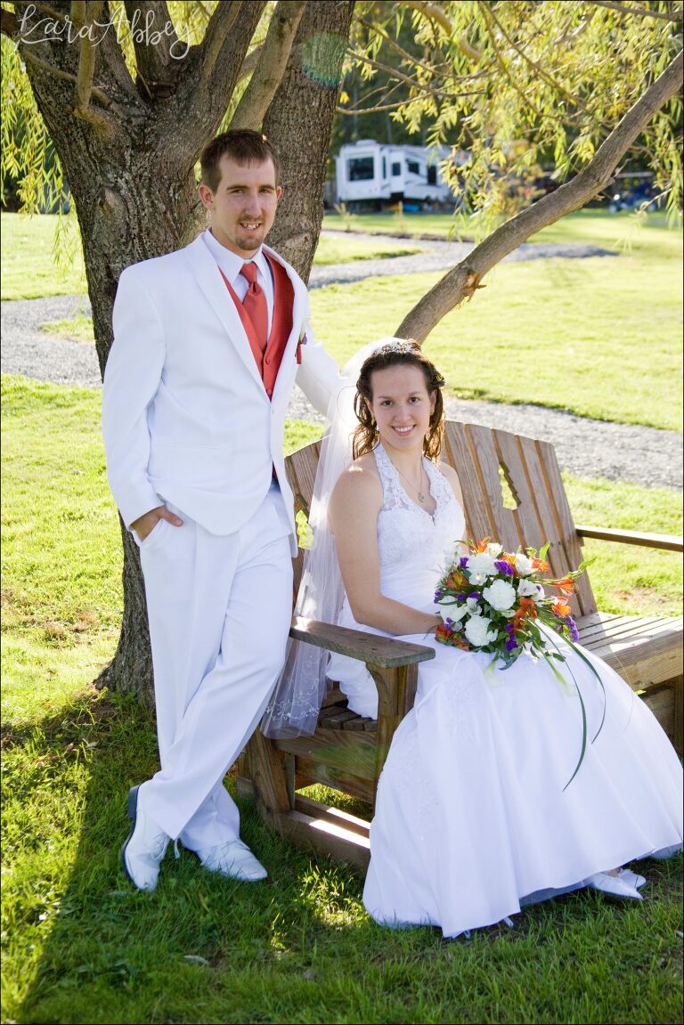 One Bench - 5 Years by Irwin, PA Wedding Photographer
