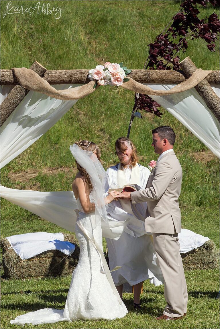 Summer Blush Wedding at Foggy Hollow by Irwin, PA Wedding Photographer