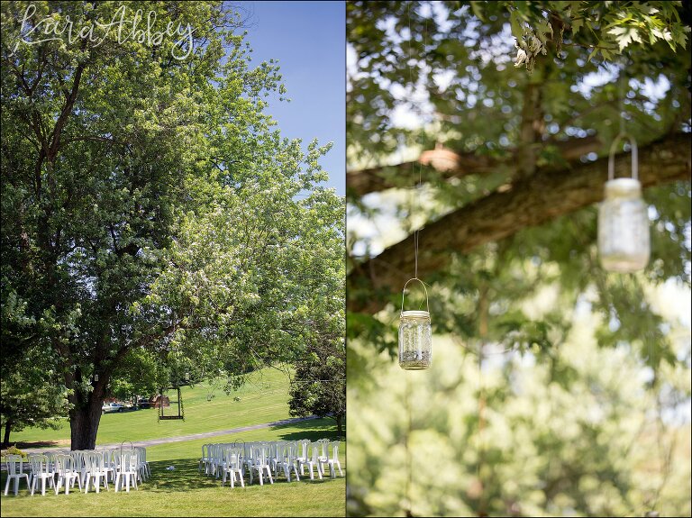 Summer Backyard Intimate Wedding Ceremony in Irwin, PA