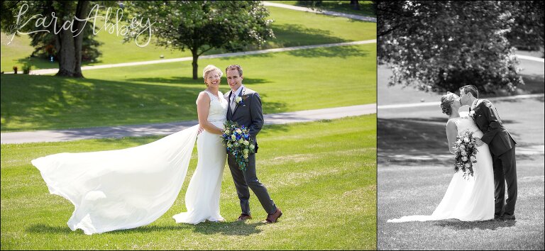 Summer Backyard Intimate Wedding - Bride & Groom Portraits - in Irwin, PA