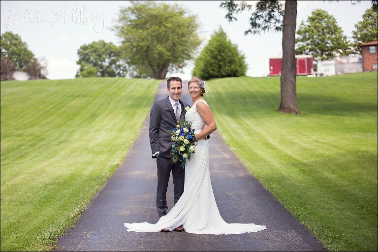 Summer Backyard Intimate Wedding - Bride & Groom Portraits - in Irwin, PA