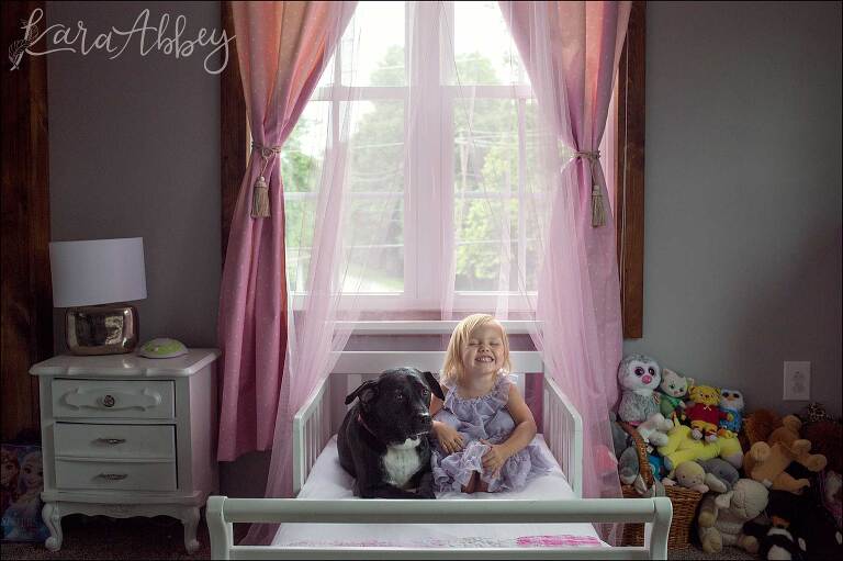 Black Lab And Toddler are Best Friends in Irwin, PA