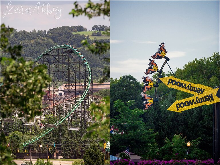 Kennywood Park in Pittsburgh, PA - Roller Coaster Photography - The Phantoms Revenge