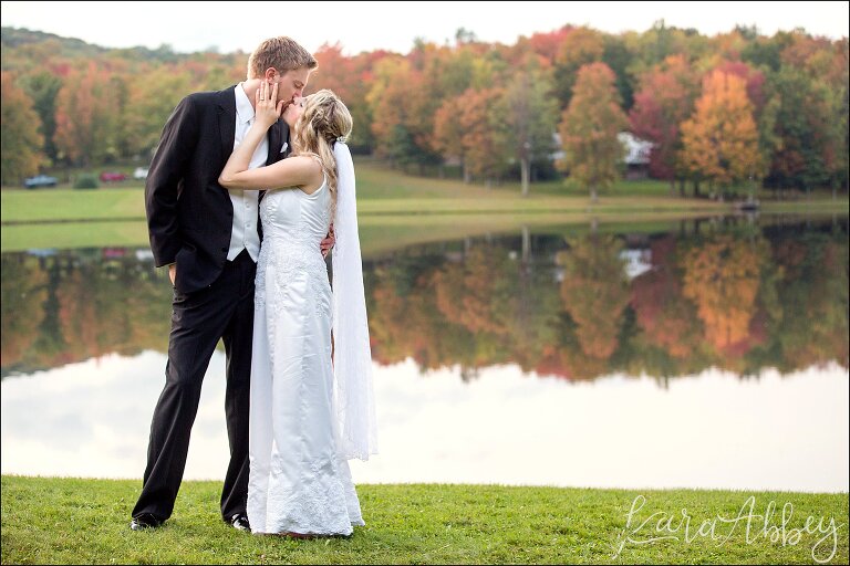 Teal Backyard DIY Fall Wedding by Photographer in Irwin, PA