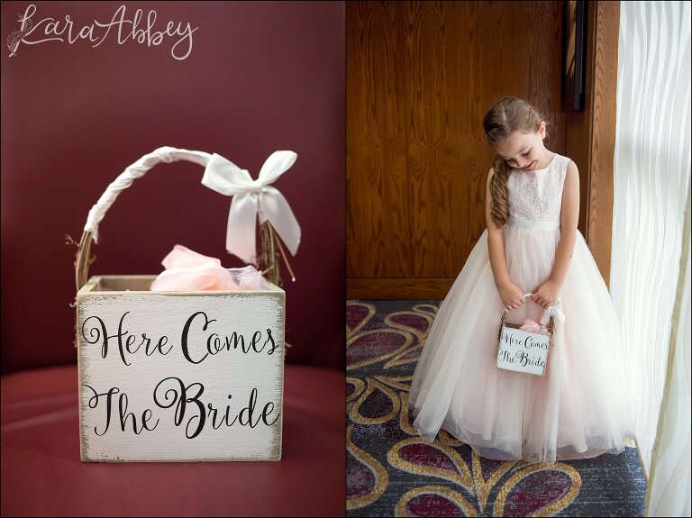 Here Comes the Bride Flower Girl Basket