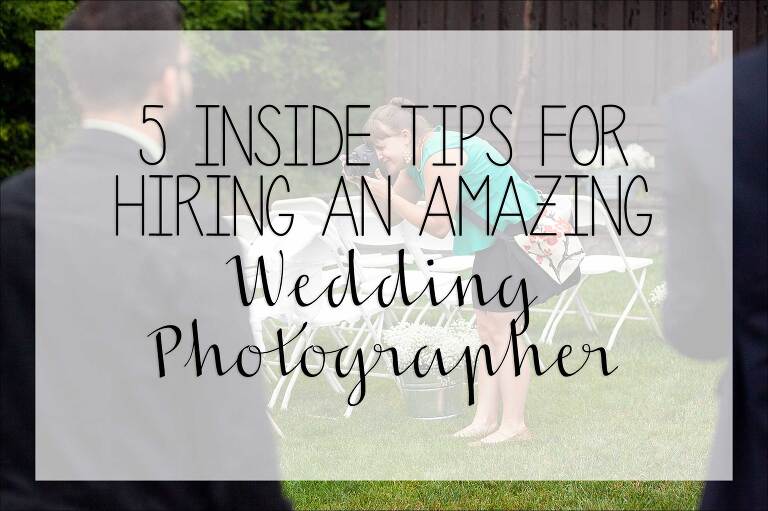 5 Tips For Hiring An Amazing Wedding Photographer in Irwin, PA