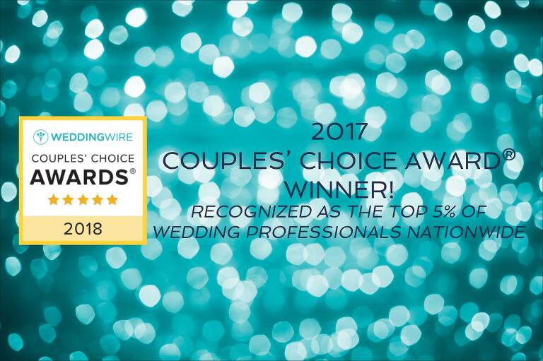 Wedding Wire Couples Choice Award 2018 - Irwin, PA Photographer