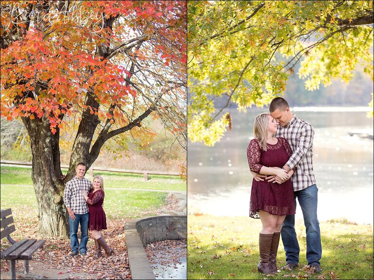 Fall Engagement Session at Northmoreland Park in Apollo, PA