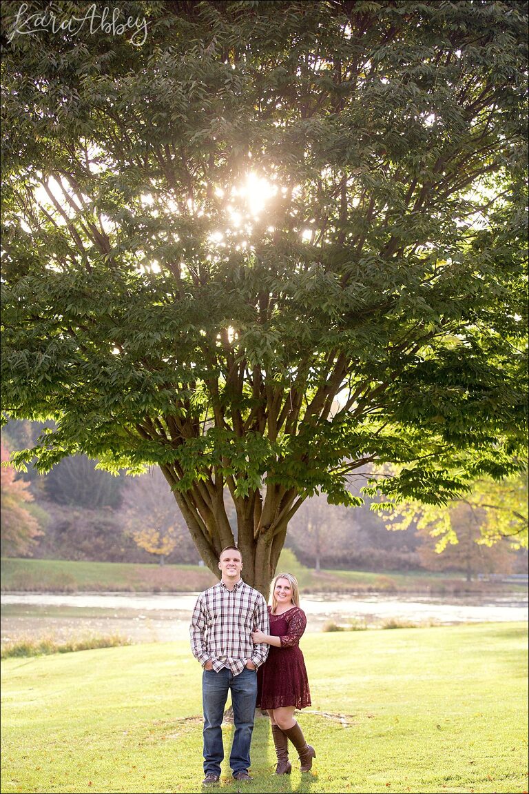 Engagement Photography at Northmoreland Park in Apollo, PA in the Fall