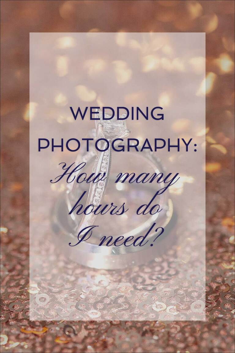 How many hours of wedding photography do I need? by Irwin, PA Wedding Photographer