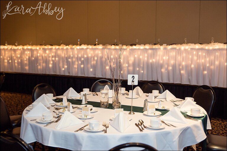 St. Patrick's Day Winter Wedding at Stratigos Banquet Center in Irwin, PA
