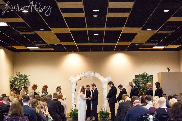 St. Patrick's Day Winter Wedding at Stratigos Banquet Center in Irwin, PA